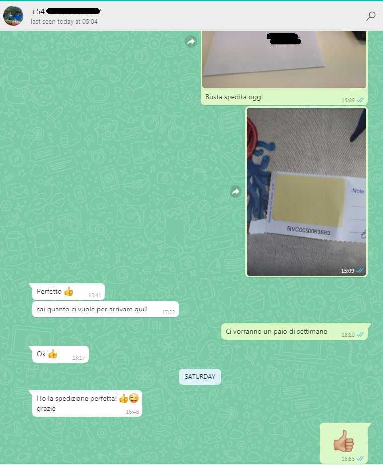Letter Forwarding Italy 366